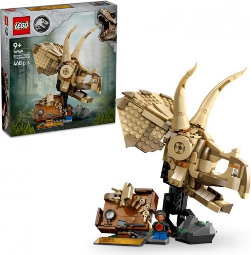 LEGO Jurský svet Kostra Triceratopsa