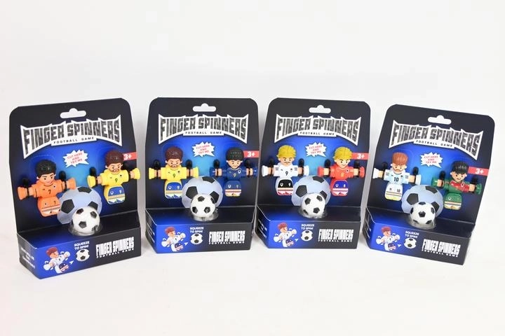 Prstové spinnery – stolný mini futbal – 2 hráči a loptička