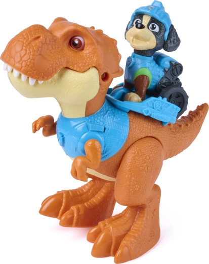 Rexa možno pripnúť na chrbát dinosaura