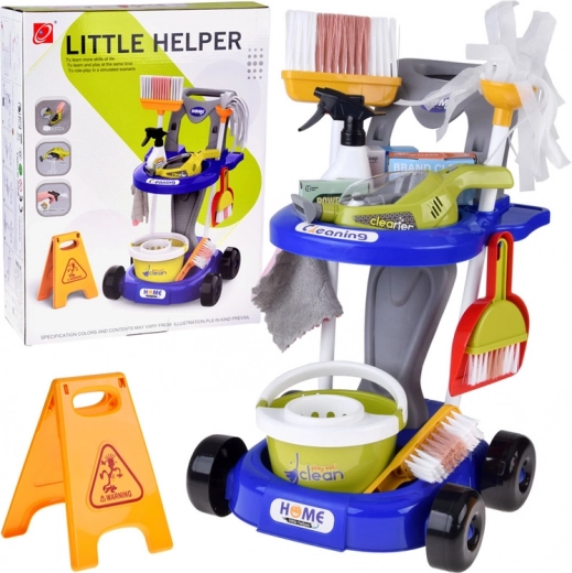 Detský upratovací vozík s príslušenstvom a vysávačom