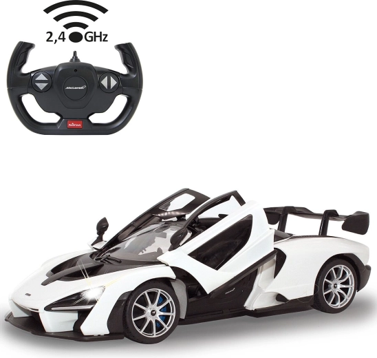 Jamara McLaren Senna RC auto 1:14 biele 2,4 GHz s ručne otvárateľnými dverami