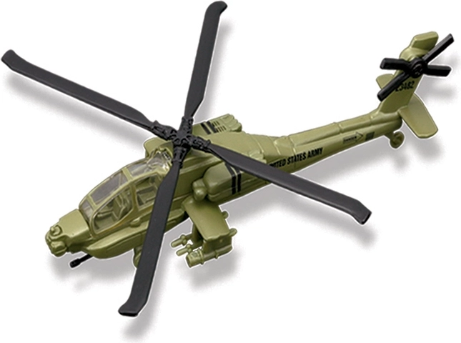 Maisto Fresh Metal Tailwinds AH-64 Apache zelený model lietadla
