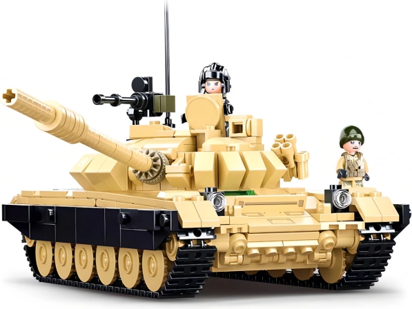 Sluban Model Bricks bojový tank T‑72B3 2v1 stavebnica