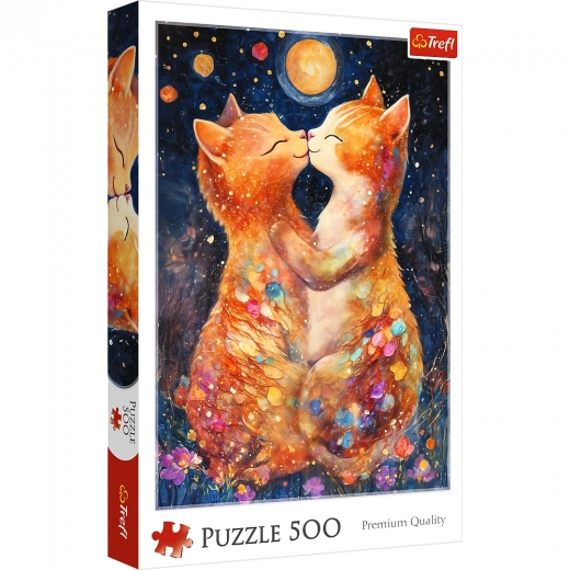 Puzzle 500 dielikov – bozk v mesačnom svite Trefl