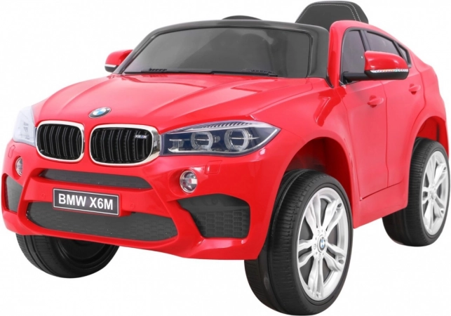 Elektrické autíčko BMW X6M pre deti – červené SUV s diaľkovým ovládaním
