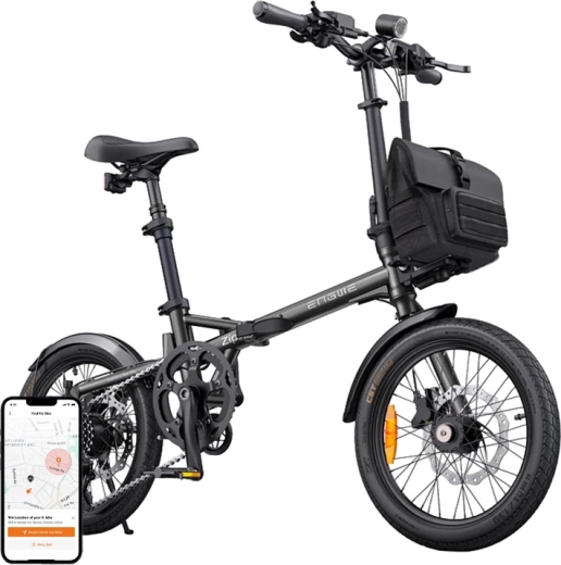 Skladací elektrobicykel ENGWE Zip 250 W 16" sivý