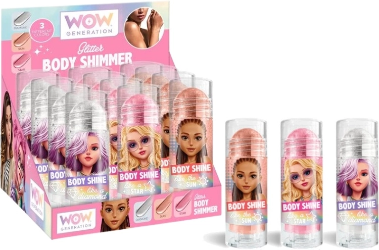 WoW Generation trblietky na telo s roll-on aplikátorom