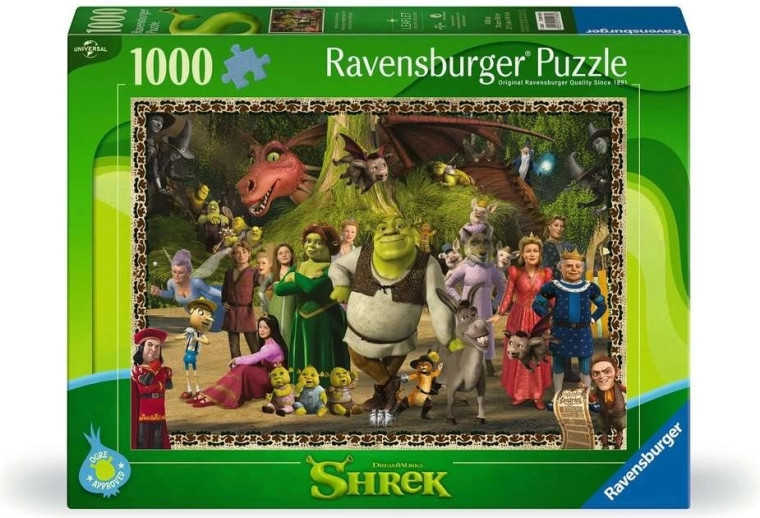 Puzzle Ravensburger Shrek: nestarnúca klasika 1000 dielikov