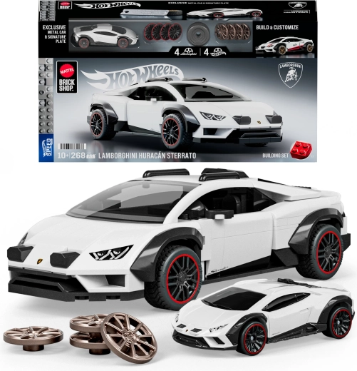 Stavebnica Mattel Brick Shop Hot Wheels Speed Series Lamborghini Huracán Sterrato