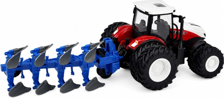 Viacradličný pluh pre realistickú farmársku hru