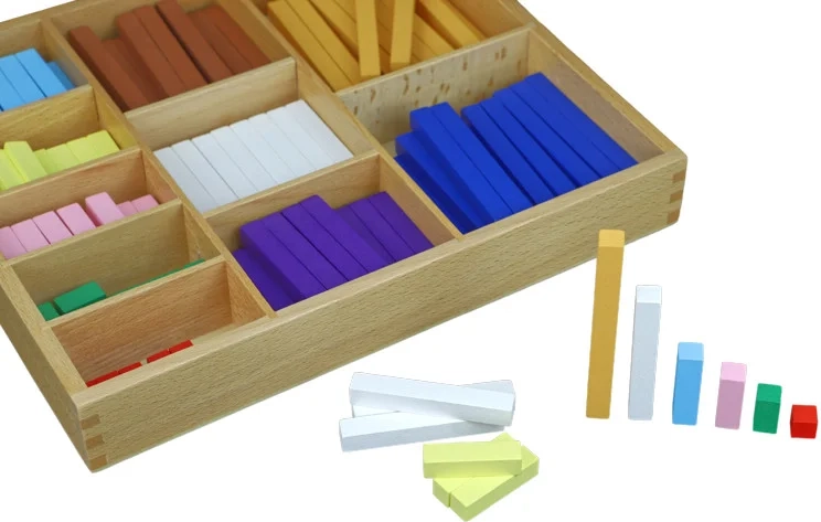 Názorná Montessori pomôcka na počítanie
