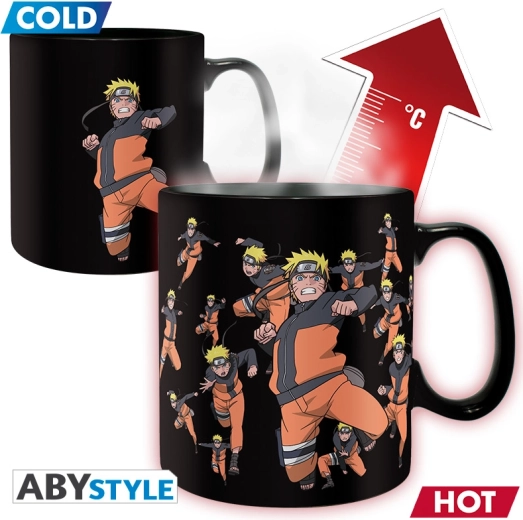 Hrnček s termoefektom Naruto Shippuden (multicloning) 460 ml - 1 kus