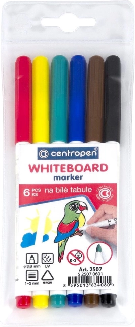 CENTROPEN popisovače na biele tabule - sada 6 ks