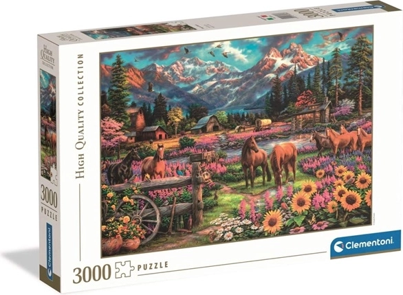 Clementoni puzzle High Quality Collection Free to Roam 3000 dielikov