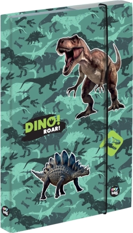 OXYBAG box na zošity A4 jumbo dinosaurus s gumičkou