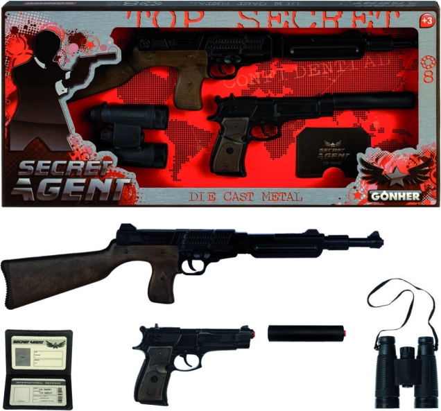 Policajná sada Top Secret kapslíková