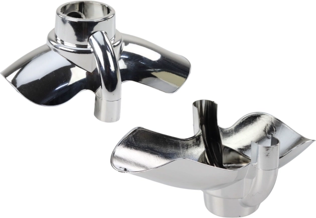 Plastové blatníky strieborné pre model PRO700