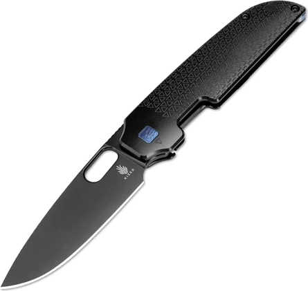 Kizer Varatas – vreckový zatvárací nôž, čierny titán, čepeľ 8,3 cm