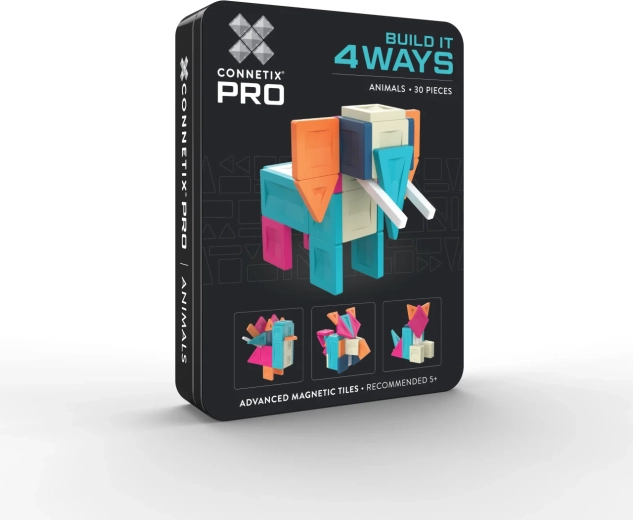 CONNETIX PRO stavebnica zvierat Build It 4 Ways Animals Pack - 30 dielikov