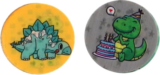 Samolepiace kolieska s dinosaurami
