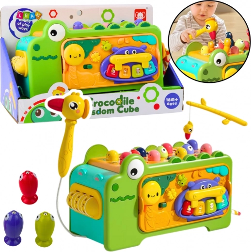 Vzdelávacia kocka Krokodíl Montessori