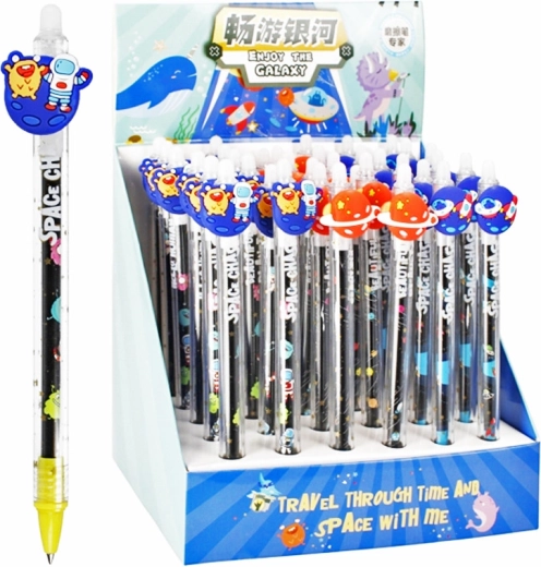 Guľôčkové pero Vesmír s topperom