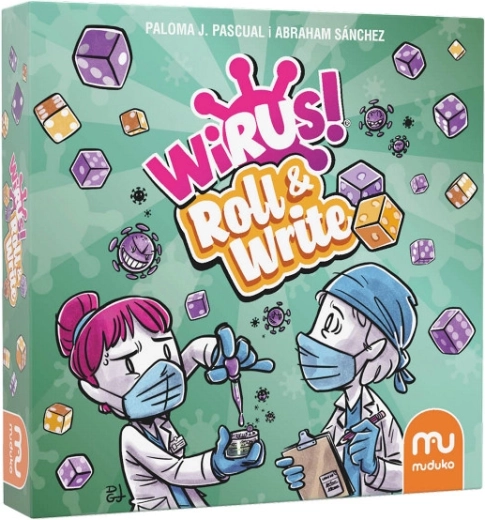 Wirus: roll & write stolová hra