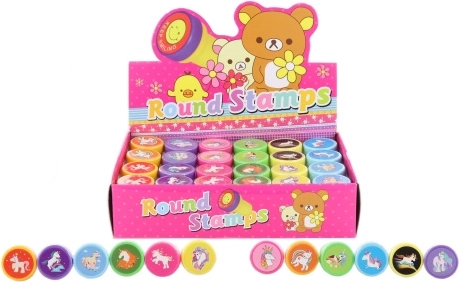 Pečiatky s jednorožcami, sada 24 ks