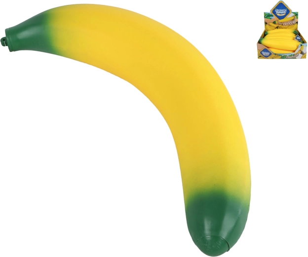 Giga squeeze banán – naťahovacia antistresová mačkacia hračka 37 cm