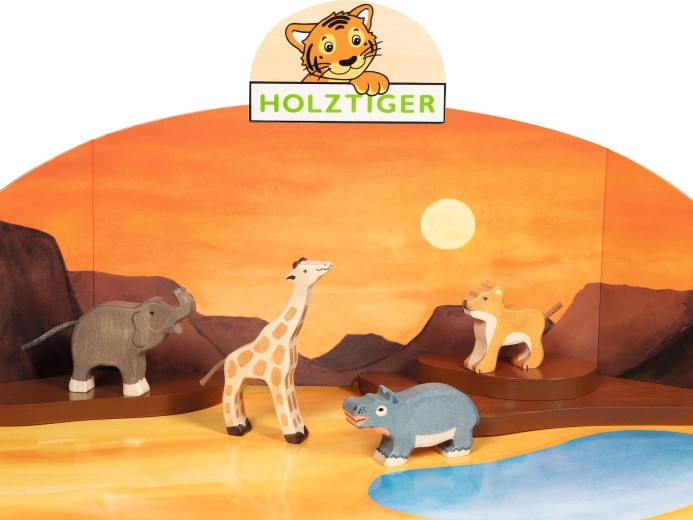 Sada divých zvierat HOLZTIGER (4 ks)