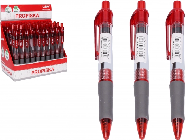 Červená guľôčkové pero 0.7mm