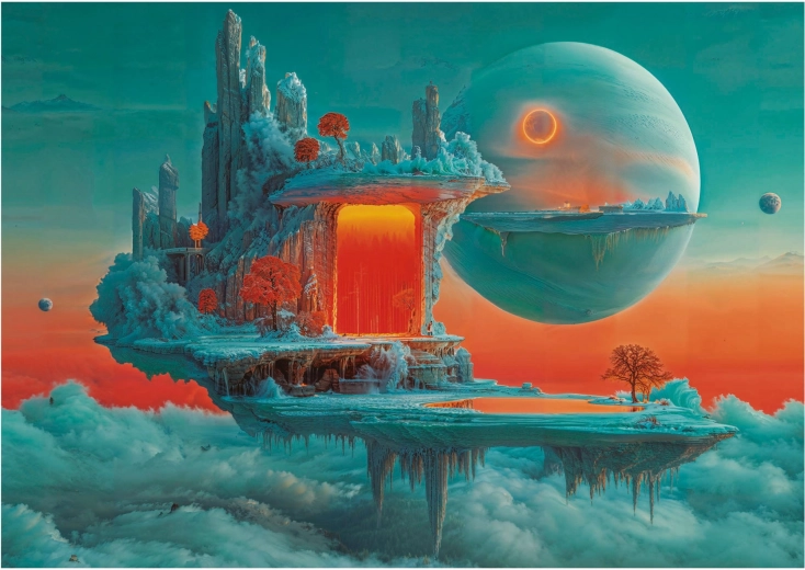 Educa Puzzle Planéta ohňa a ľadu 1000 dielov