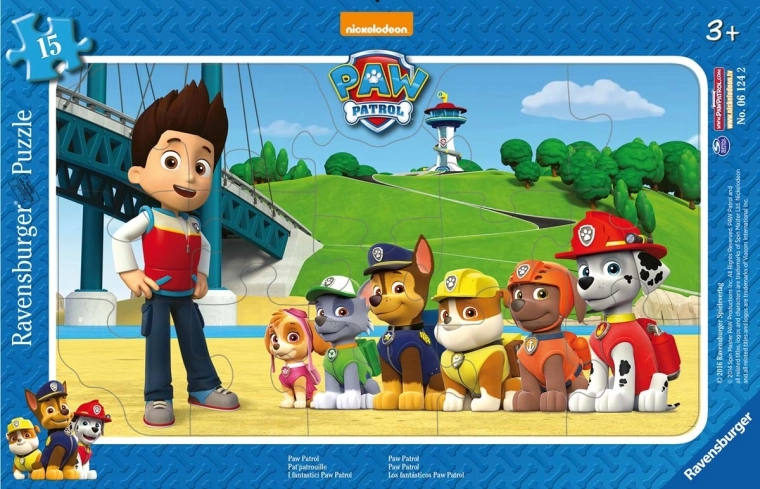 Ravensburger Puzzle Tlapková Patrola 15 dielikov