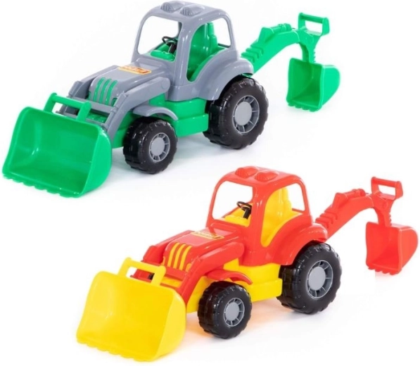 Mohutný traktor bager - 1 kus