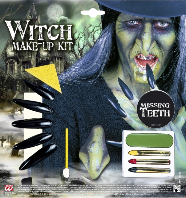 Čarodejnícky set s make-upom a doplnkami