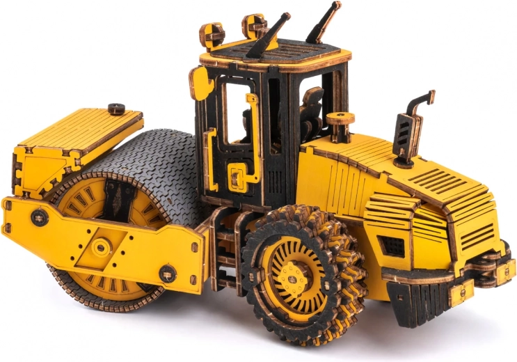 Drevené 3D puzzle cestný valec ROKR
