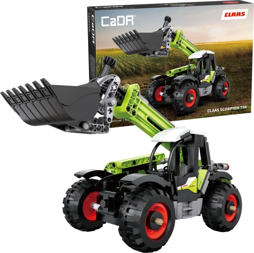 CaDA teleskopický nakladač Claas Scorpion 756 – stavebnica 401 dielikov