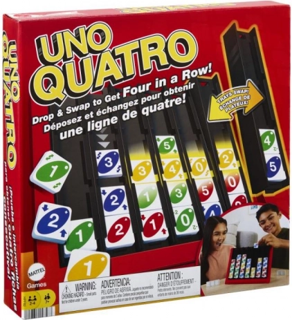 Stolová strategická hra UNO Quatro