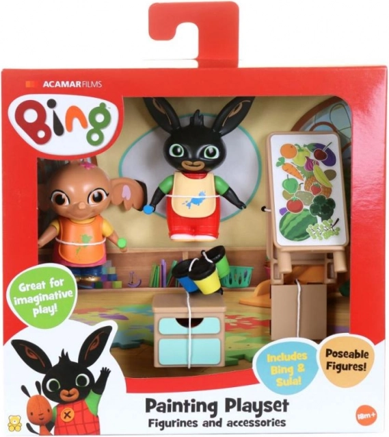 Maľuj s Bingom - herný set s figúrkami