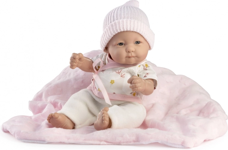 Realistická bábika bábätko s celovinylovým telom 25 cm GUCA