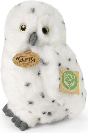 Rappa plyšová sova snežná 19 cm eco-friendly