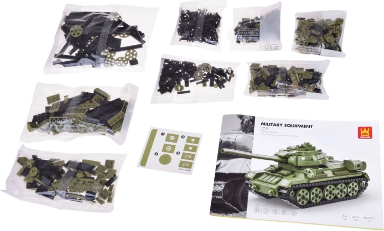 604 dielikov a prehľadný návod