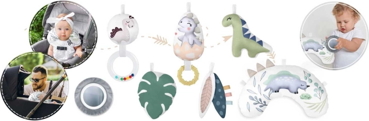 7 závesných hračiek pre zmyslový rozvoj