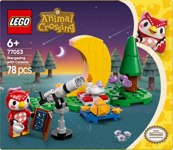 LEGO Animal Crossing – pozorovanie hviezd s CELESTE