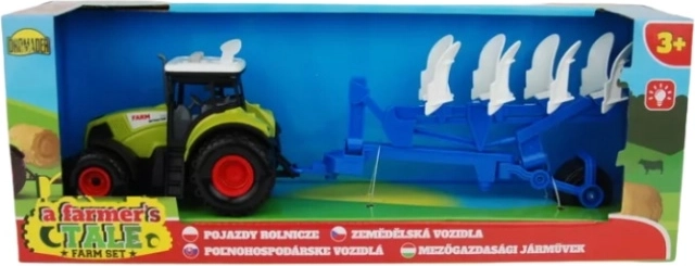 Detský traktor s prívesom