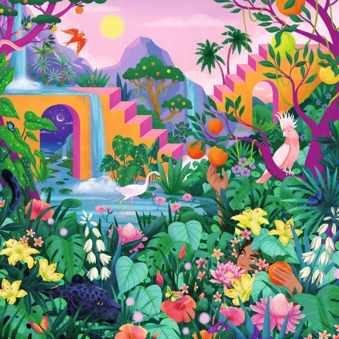 Ravensburger štvorcové puzzle Art & Soul: úžasná príroda 750 dielikov