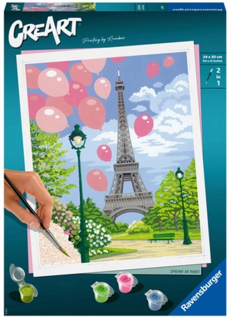 CreArt maľovanie podľa čísel – Jar v Paríži