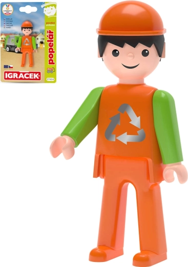 Efko Igráček MultiGO smetiar – kĺbová figúrka na karte - 1 kus