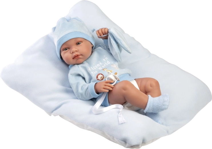 Llorens New Born chlapček realistická bábika bábätko 43 cm
