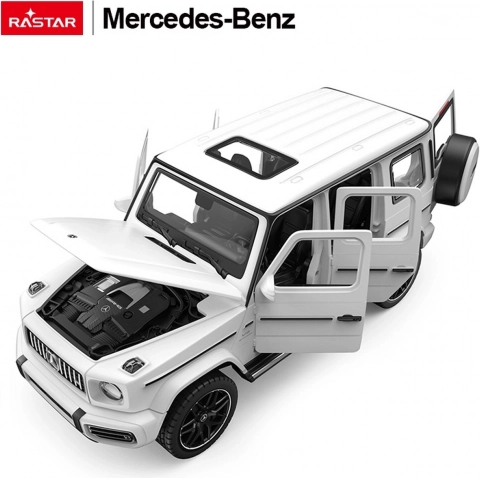 Kovový model 1:32 MERCEDES‑BENZ AMG G63 so zvukom biely Rastar